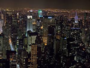 Bakgrundsbilder på skrivbordet USA New York Städer