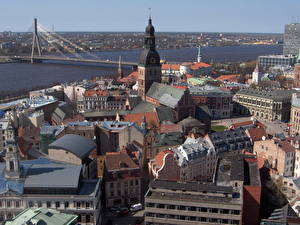Bakgrundsbilder på skrivbordet Baltikum  Städer