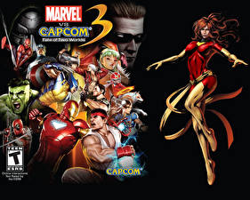 Fonds d'écran Marvel vs Capcom