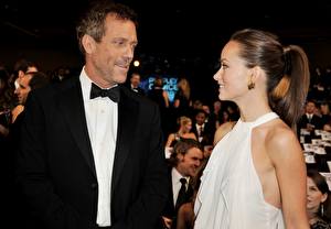 Tapety na pulpit Olivia Wilde Hugh Laurie