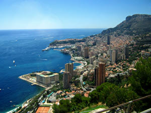 Bureaubladachtergronden Monaco Steden