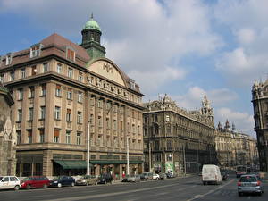 Bureaubladachtergronden Hongarije Steden