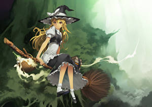 Desktop wallpapers Touhou Collection Witch Anime