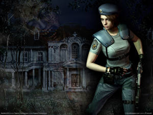 Bakgrundsbilder på skrivbordet Resident Evil Datorspel