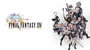 Bakgrundsbilder på skrivbordet Final Fantasy Final Fantasy XIV Datorspel