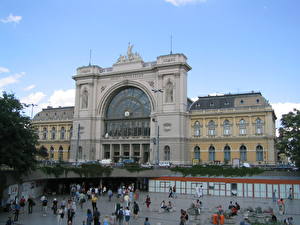 Bureaubladachtergronden Hongarije Steden