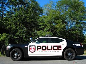 Hintergrundbilder Dodge Polizei automobil