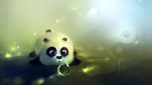 Papel de Parede Desktop Urso Pandas