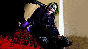Desktop hintergrundbilder The Dark Knight Joker Held Film