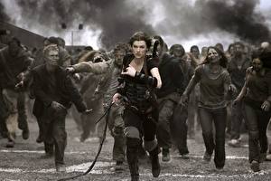 Bureaubladachtergronden Resident Evil (film) Milla Jovovich film