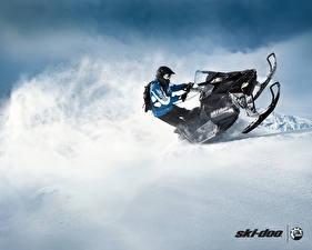 Pictures Snowmobile Snow Sport