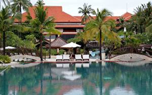 Bakgrunnsbilder Resort Svømmebasseng Byer