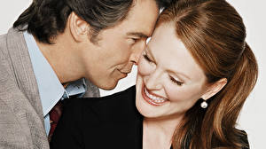 Pictures Pierce Brosnan Julianne Moore Laughter Smile Laws of Attraction film Celebrities Girls
