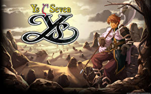 Bakgrundsbilder på skrivbordet Ys Ys VII: Seven spel