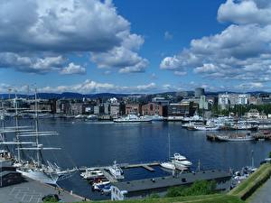 Bakgrundsbilder på skrivbordet Norge Oslo