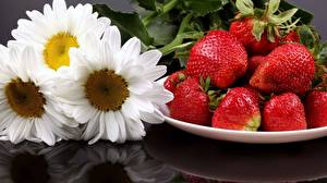 Hintergrundbilder Obst Erdbeeren das Essen