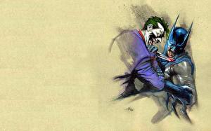 Bakgrundsbilder på skrivbordet Superhjältar Jokern hjälte Fantasy