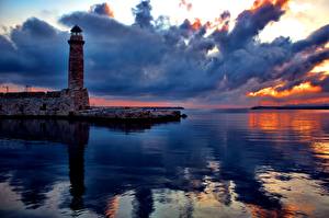 Image Coast Lighthouses Nature