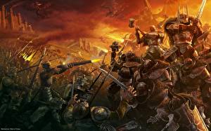 Bakgrundsbilder på skrivbordet Warhammer 40000 dataspel