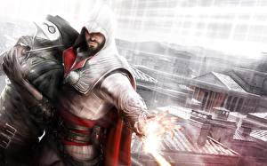 Bakgrundsbilder på skrivbordet Assassin's Creed Assassin's Creed: Brotherhood spel