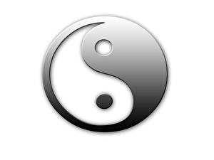 Bakgrunnsbilder Yin og yang