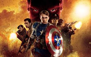 Bureaubladachtergronden Captain America: The First Avenger film
