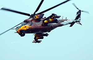 Wallpaper Helicopters mi-24
