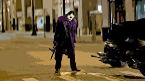 Bureaubladachtergronden The Dark Knight Joker held film