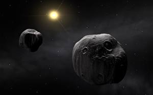 Bakgrunnsbilder Asteroide Verdensrommet
