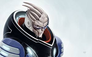 Bakgrundsbilder på skrivbordet Mass Effect spel