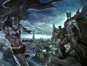 Bakgrundsbilder på skrivbordet Superhjältar Batman superhjälte Fantasy