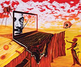 Hintergrundbilder Gemälde Salvador Dali Malerei