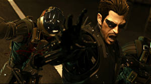 Fonds d'écran Deus Ex Deus Ex: Human Revolution Cyborgs jeu vidéo