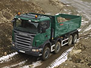 Bureaubladachtergronden Vrachtwagens Scania
