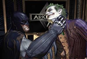 Papel de Parede Desktop Batman Heróis de quadrinhos Batman Herói Joker Herói videojogo