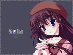 Bakgrundsbilder på skrivbordet Sola (Sky) Anime