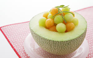 Bakgrunnsbilder Frukt Melon Mat