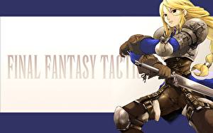 Bakgrundsbilder på skrivbordet Final Fantasy Final Fantasy Tactics spel