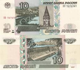 Bakgrundsbilder på skrivbordet Pengar Sedlar Rubel