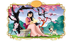 Bureaubladachtergronden Disney Mulan Cartoons