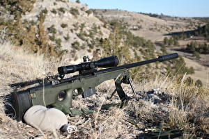 Wallpaper Rifle Sniper rifle Telescopic sight