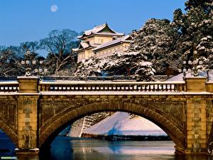 Bakgrunnsbilder Japan Imperial Palace, Tokyo en by