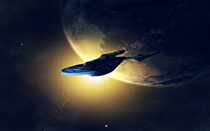 Bakgrundsbilder på skrivbordet Star Trek spel