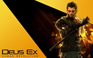 Bakgrundsbilder på skrivbordet Deus Ex Deus Ex: Human Revolution Cyborger spel