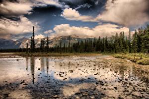 Bureaubladachtergronden Parken Canada Nationaal park Jasper
