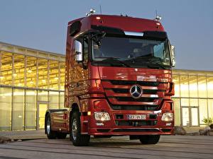 Hintergrundbilder Lastkraftwagen Mercedes-Benz Autos