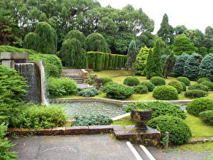 Bureaubladachtergronden Park Kioto Botanical Garden Natuur