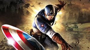 Bureaubladachtergronden Captain America: The First Avenger