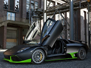 Fonds d'écran Lamborghini Porte ouverte Murcielago voiture