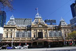Обои Австралия Небо Мельбурн Princess Theatre